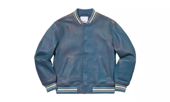 SS19 Кожаная куртка унисекс Supreme