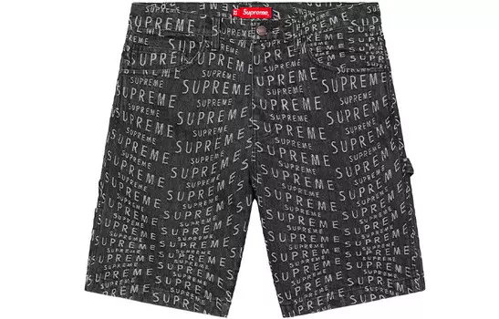 SS21 Джинсовые шорты унисекс Supreme, синий