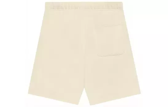 SS21 Повседневные шорты унисекс кремового цвета Fear Of God Essentials, кремовый