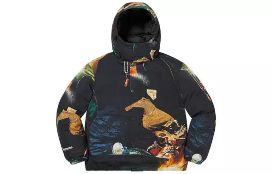 SS21 Пуховик унисекс многоцветный Supreme, цвет Multicolor