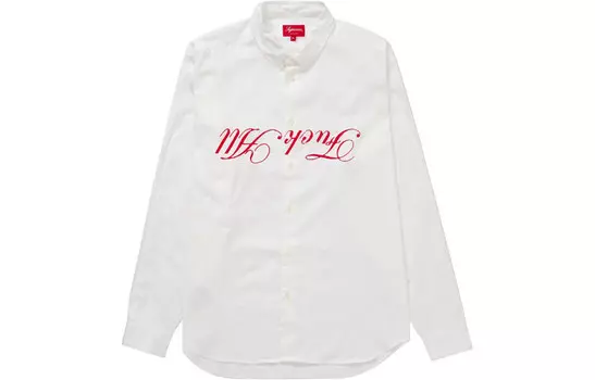 SS21 Рубашка унисекс Supreme, белый