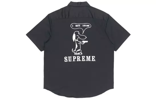 SS21 Рубашка унисекс Supreme, черный