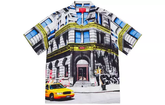 SS21 Рубашка унисекс Supreme, красный