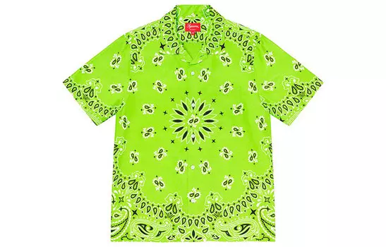 SS21 Рубашка унисекс Supreme, зеленый