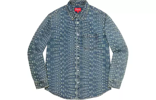 SS21 Рубашка унисекс Supreme, зеленый