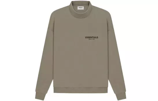 SS21 Толстовка унисекс серо-коричневого цвета Fear Of God Essentials, коричневый