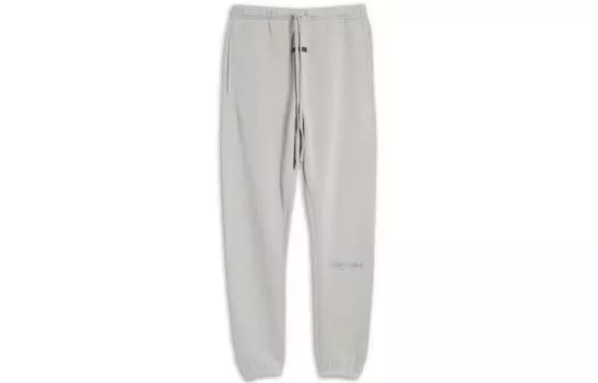 SS21 Трикотажные спортивные штаны унисекс бетонно-серые Fear Of God Essentials, серый