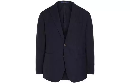 SS22 Деловой пиджак мужской, цвет морской волны Polo Ralph Lauren, Marine Blue