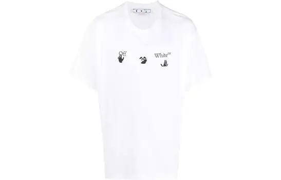 SS22 Футболка мужская белая Off-White, белый