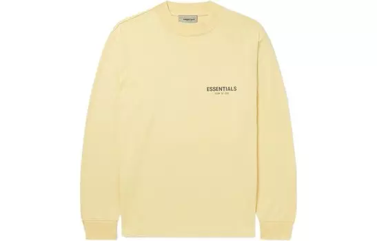 SS22 Футболка унисекс кремовая Fear Of God Essentials, кремовый