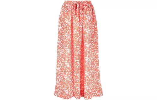 SS22 Повседневная длинная юбка для женщин GANNI, красный