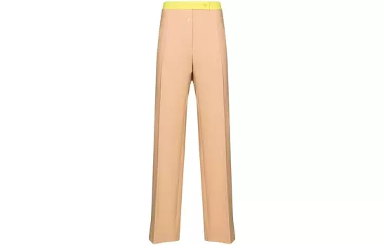 SS22 Повседневные брюки женские верблюжьего цвета Off-White