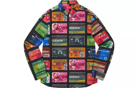 SS22 Рубашка унисекс многоцветная Supreme, цвет Multicolor