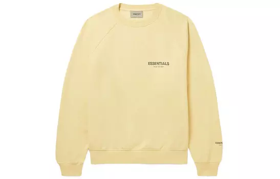 SS22 Толстовка унисекс кремового цвета Fear Of God Essentials, кремовый