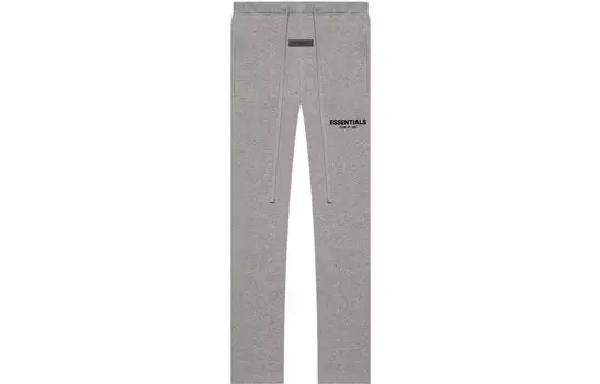 SS22 Трикотажные спортивные штаны мужские темно-овсяные Fear Of God Essentials, серый