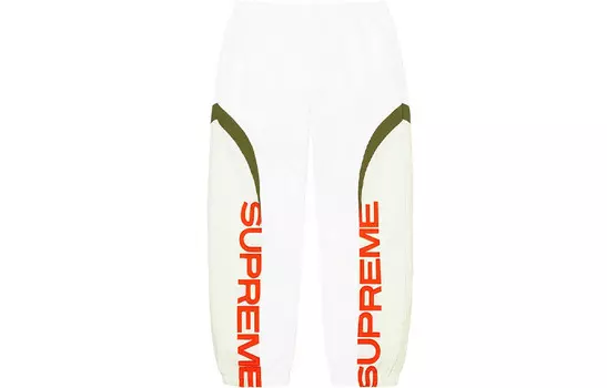 SS22 Трикотажные спортивные штаны унисекс Supreme, белый