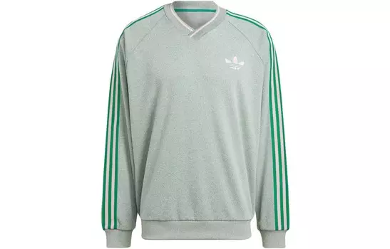 SS23 Adicolor 70s Retro Series Толстовка мужская зеленая Adidas Originals, зеленый