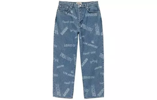 SS23 Джинсы унисекс Stussy, фиолетовый