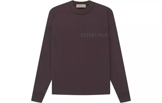 SS23 Футболка мужская сливово-фиолетовая Fear Of God Essentials, цвет Plum