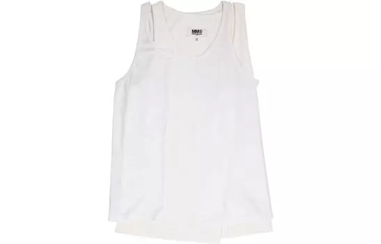 SS23 Майка мужская, вымытый, белый Mm6 Maison Margiela, белый