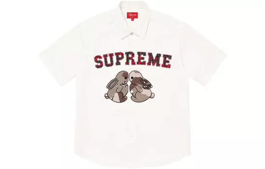 SS23 Неделя 14 Рубашка Унисекс Supreme, белый