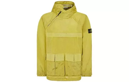 SS23 Нейлоновая куртка Meta для мужчин, цвет желтый металлик Stone Island, желтый