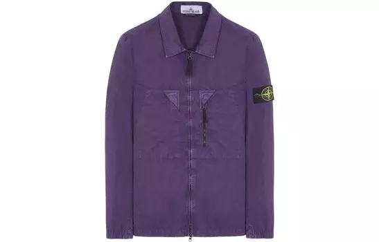 SS23 Нейлоновая куртка Meta Мужская Фиолетовый Stone Island, фиолетовый
