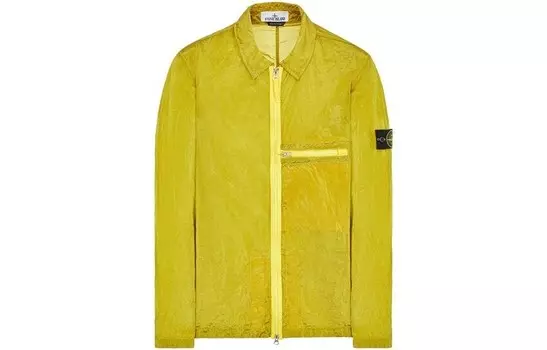 SS23 нейлоновая куртка Meta мужская желтая Stone Island, желтый