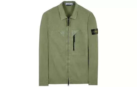 SS23 Нейлоновая куртка Meta унисекс зеленая Stone Island, зеленый