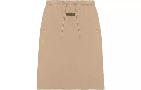 SS23 Повседневная длинная юбка женская песочно-белая Fear Of God Essentials