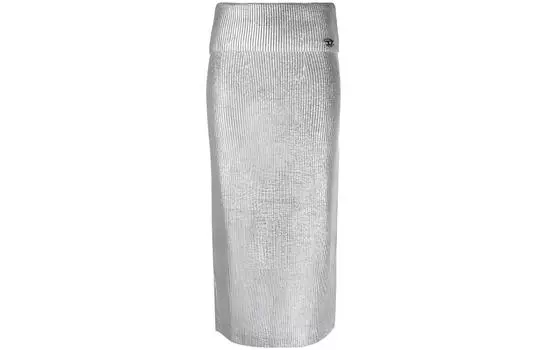 SS23 Повседневная короткая юбка женская DIESEL, Silver
