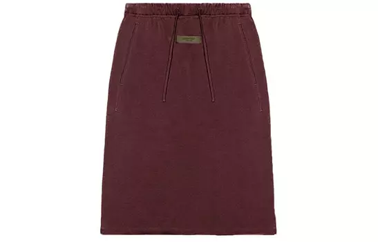 SS23 Повседневная юбка женская сливово-фиолетовая Fear Of God Essentials