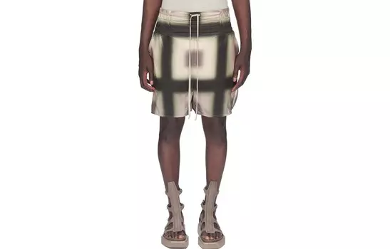 SS23 Повседневные шорты мужские черные/коричневые Rick Owens, черный