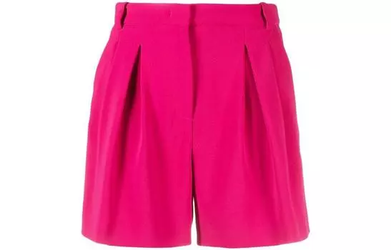 SS23 Повседневные шорты женские цвета фуксии PINKO, фуксия