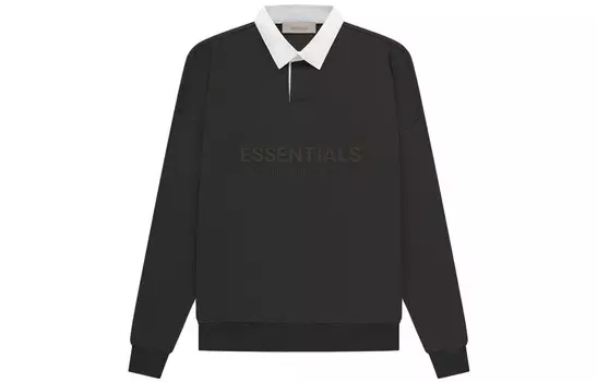 SS23 Рубашка поло мужская, цвет черный Fear Of God Essentials, черный
