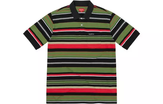 SS23 Рубашка поло унисекс Supreme, зеленый