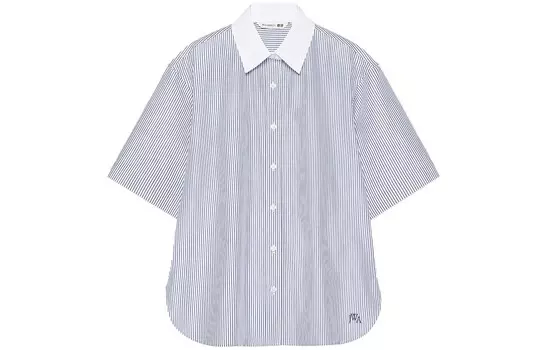 SS23 Рубашка женская Небесно-голубая Uniqlo