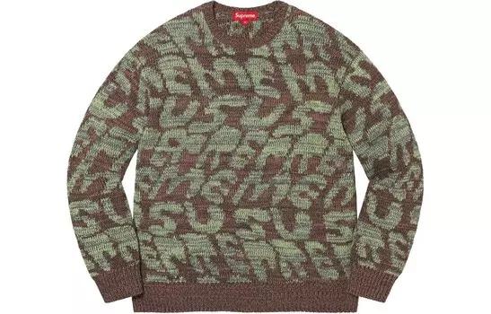 SS23 Свитер мужской Supreme, зеленый