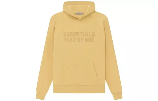 SS23 Толстовка мужская светло-желтая Fear Of God Essentials, светло-желтый