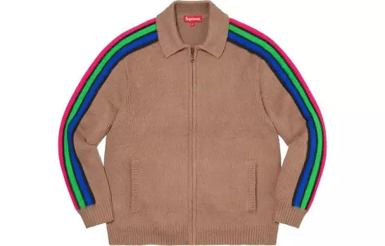 SS23 Week10 свитер унисекс Supreme, коричневый