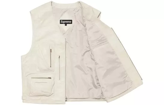 SS23 Жилет унисекс Supreme, белый
