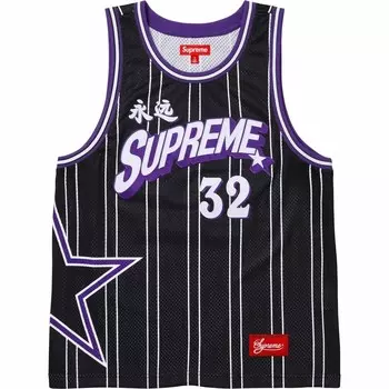 SS24 Баскетбольная майка унисекс Supreme, желтый