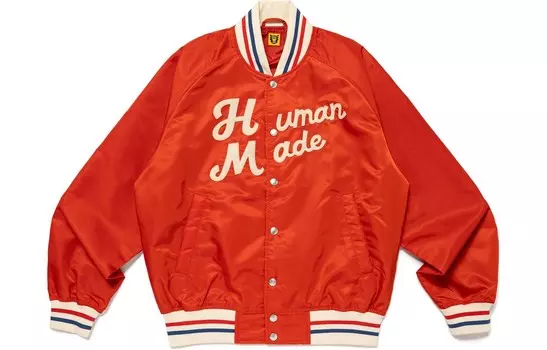 SS24 Бейсбольная куртка унисекс Human Made, цвет Marine Blue