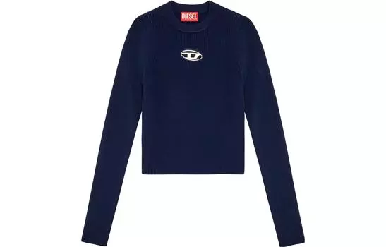 SS24 Джемпер женский, цвет морской волны DIESEL, Marine Blue