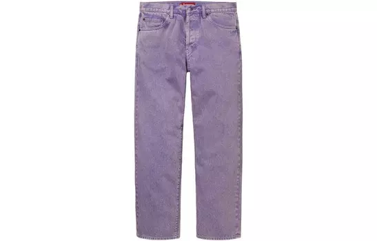 SS24 Джинсы унисекс Supreme, цвет Lavender/Lavender