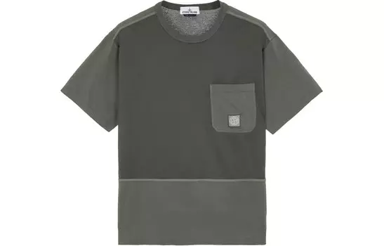 SS24 Футболка мужская Moss Green Stone Island, зеленый