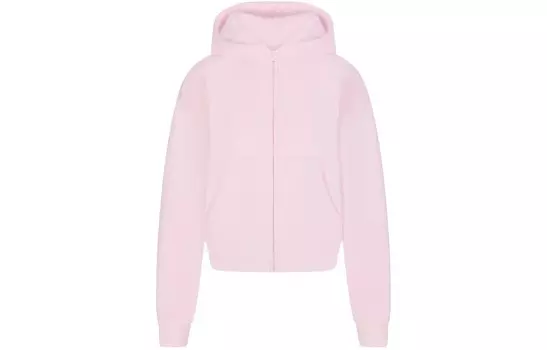 SS24 ХЛОПКОВЫЙ ФЛИС КЛАССИЧЕСКАЯ ТОЛСТОВКА НА МОЛНИИ Skims