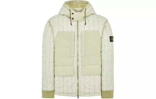 SS24 Куртка мужская фисташкового цвета Stone Island, цвет Pistachio color