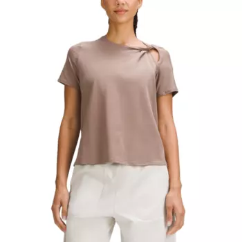 SS24 Обычная женская футболка Lululemon, Oasis Blue/Oasis Blue
