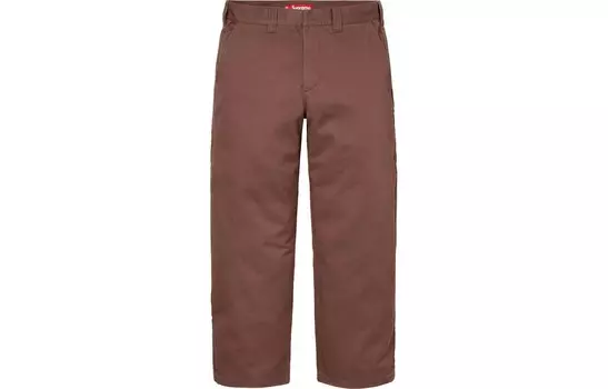 SS24 Повседневные брюки унисекс Supreme, хаки